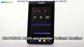 BR-PM04B جهاز مراقبة المريض متعدد المعلمات
