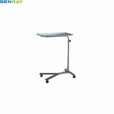 BR-SOT04 Height Adjustable Hospital Tray Stand With Post Mayo Trolley