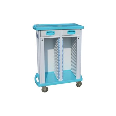 Medical Wheels Cart High Quality ABS Hospital Trolley for Sale Multi-functions Transfer Good Price Patient Record Trolley