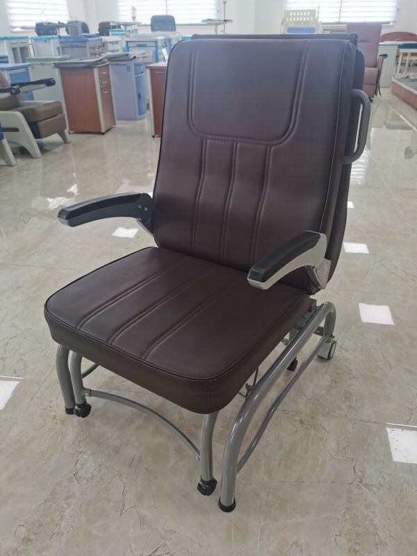 Folding Ajustable Hospital Luxurios Attendant Chair Officer Rest Bed