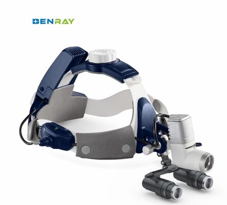 BR-HL08 الجراحية العملية العدسة الأكريلية مكبر الرأس رباط LED الضوء العيادة الطبية الأسنانية الجراحية المتكاملة مصباح الأمامية